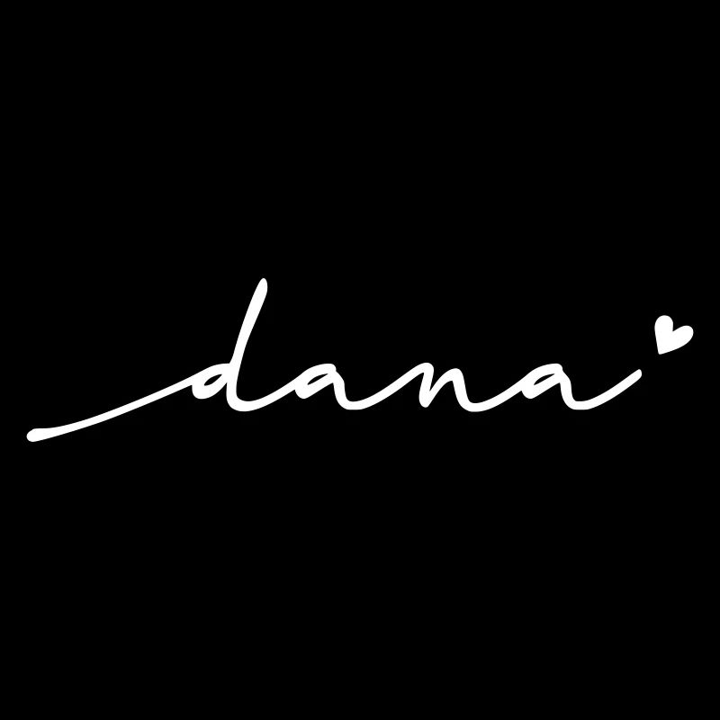 Dana Cursive Name