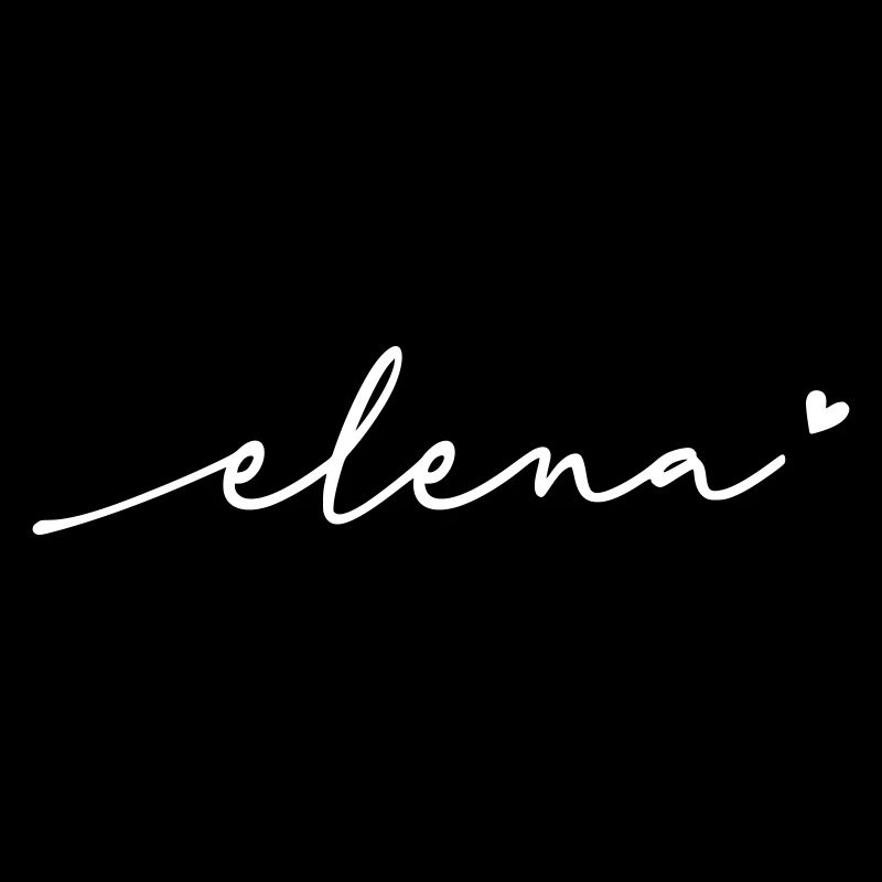 Elena Cursive Name