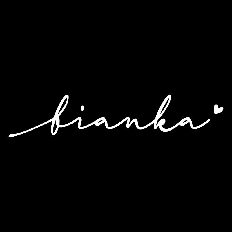 Bianka Cursive Name