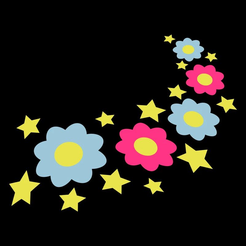 Beaucoup de fleurs colorées belle conception de motif décoratif