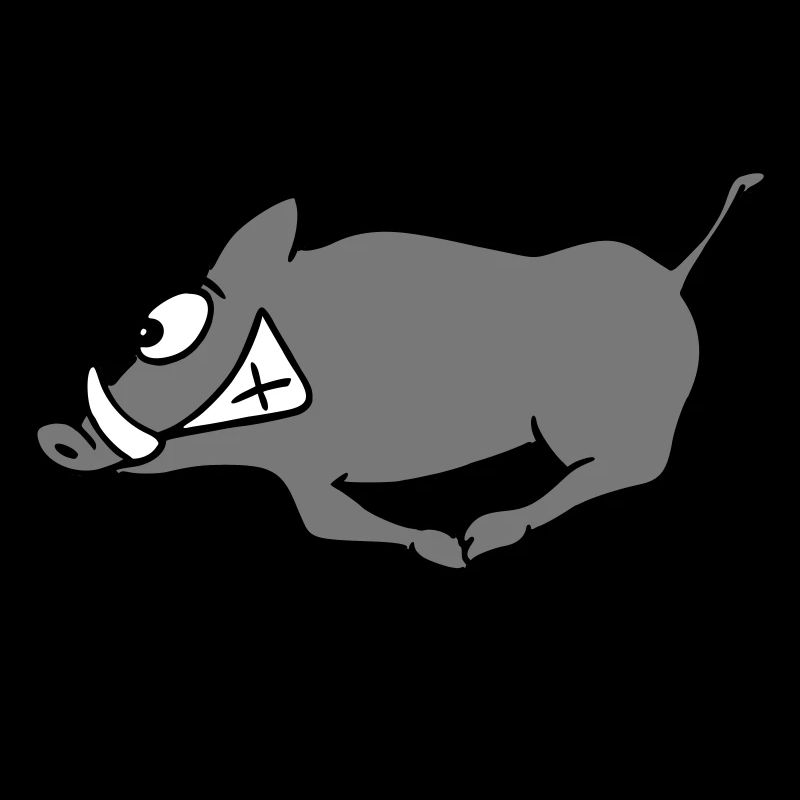 sanglier en cours d'exécution