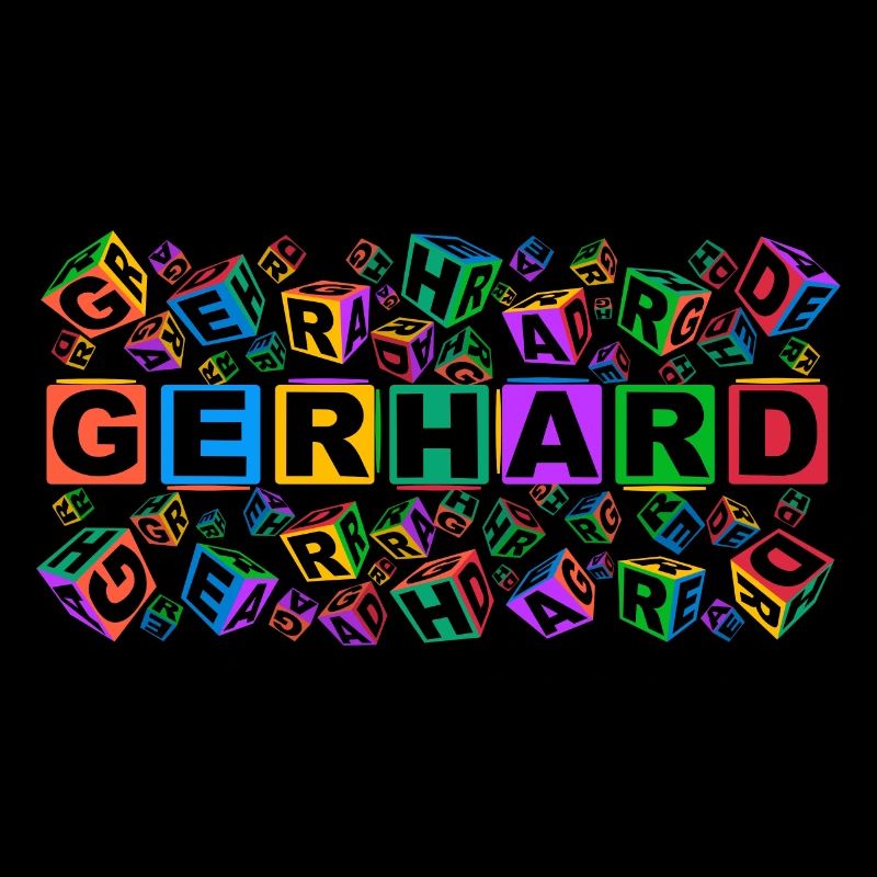 GERHARD colourful cubes