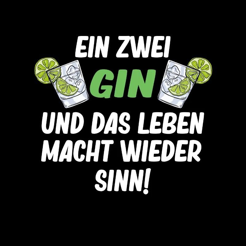 Cooler Gin Spruch