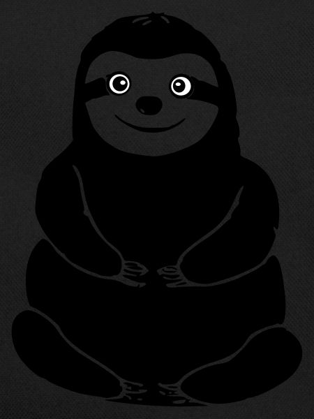 Faultier Buddha