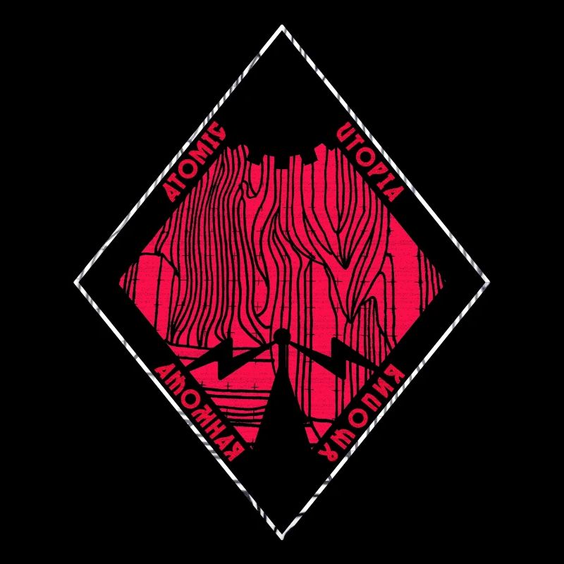 Atomic Utopia - Geometric Fire Rhombus