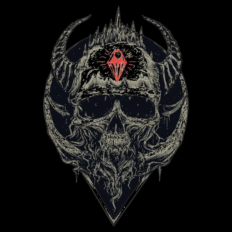Devilish skull