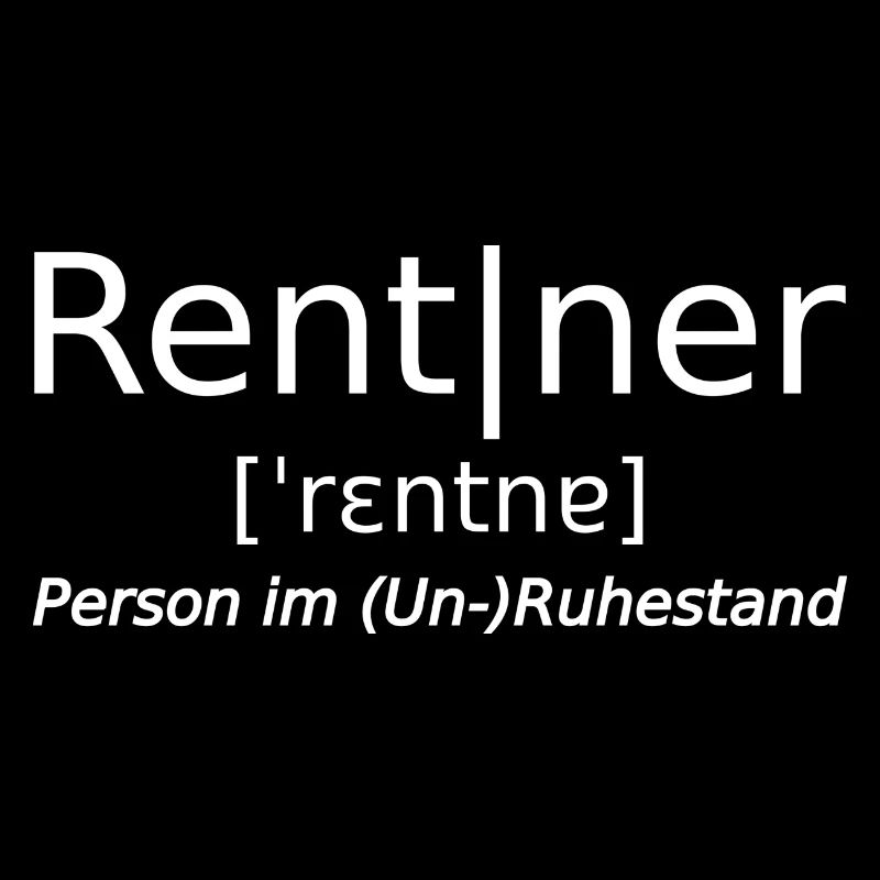 Renter / (Un-)Ruhestand - Wörterbuch-Eintrag