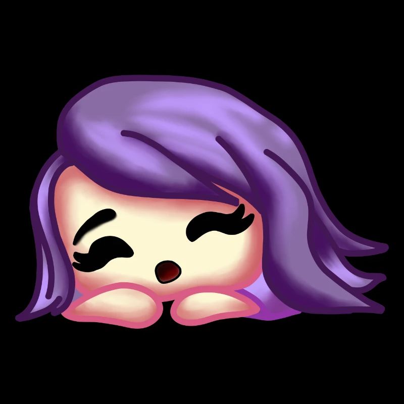 Schlafendes Chibi-Mädchen