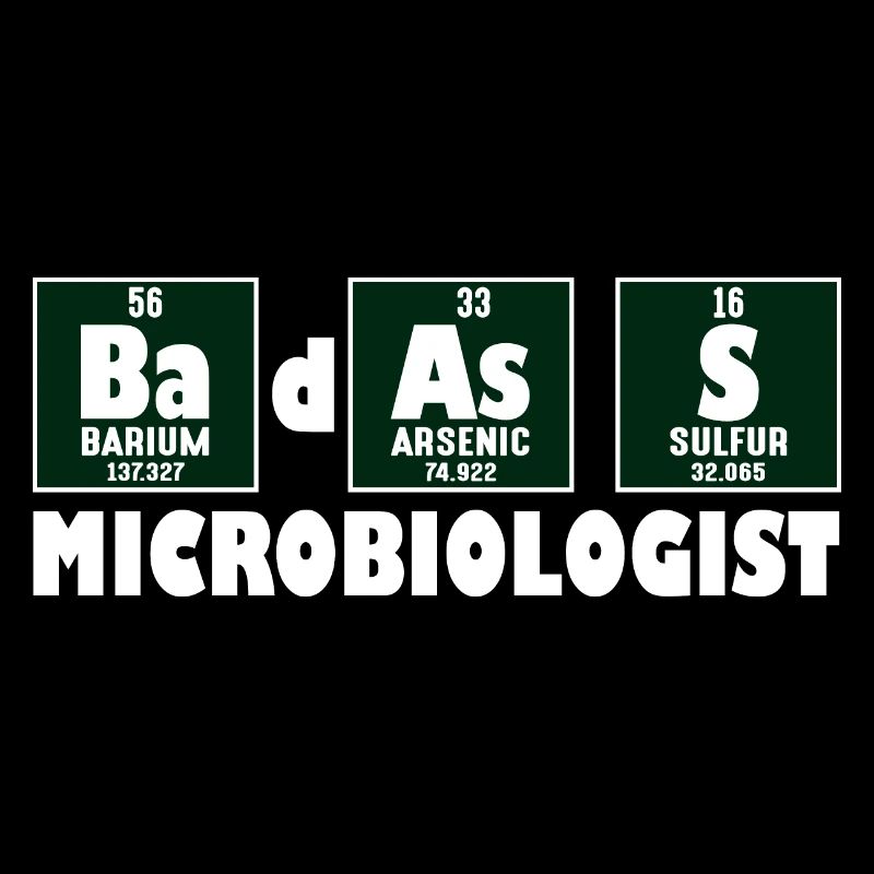 Drôle de microbiologiste badass de l’élément principal