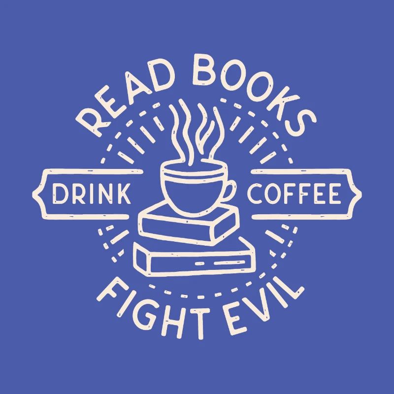 Bücher lesen, Kaffee trinken, das Böse bekämpfen