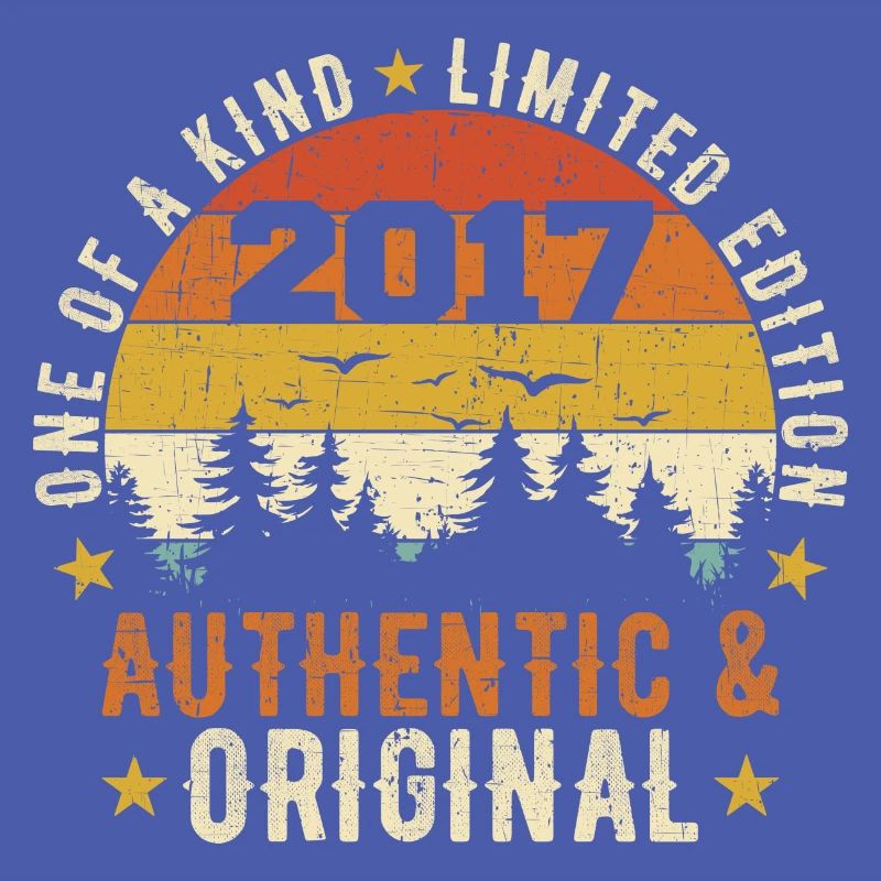 Original 2017 authentisches Geburtstagsgeschenk 2017