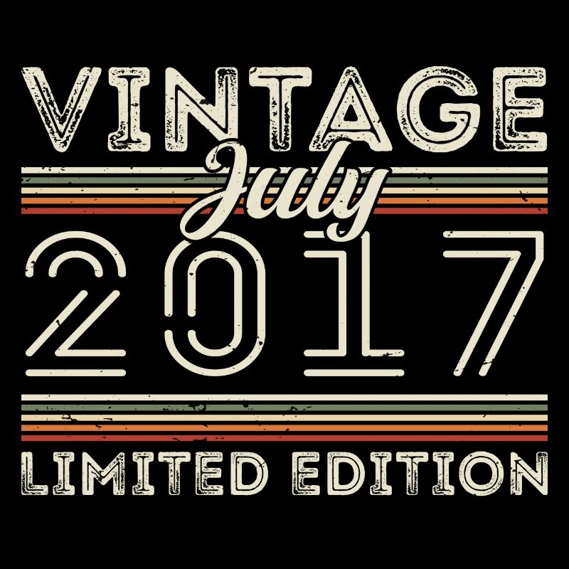 Juli 2017 Juli Geburtstagsgeschenk Juli 2017