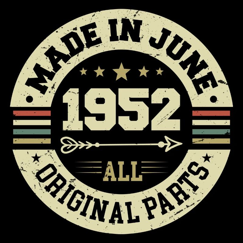 Juni 1952 Geburtstagsgeschenk Juni 1952 Juni 1952