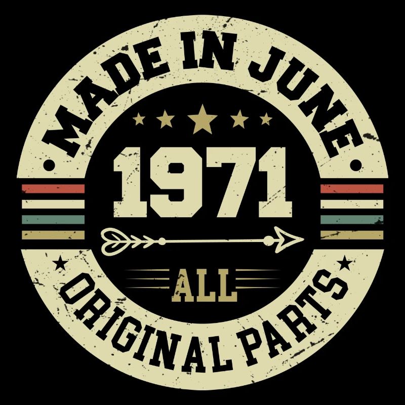 Juni 1971 Geburtstagsgeschenk Juni 1971 Juni 1971