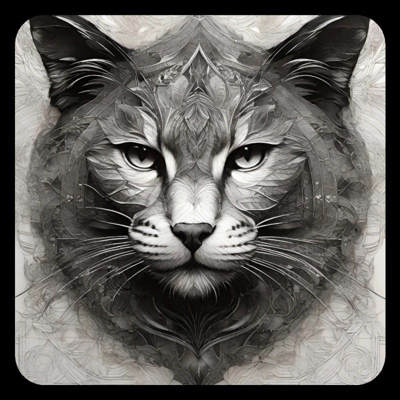 Visage de chat cool