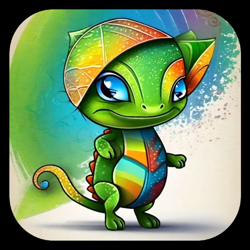 Caméléon mignon