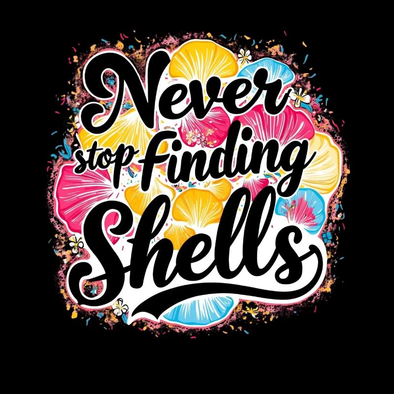 Never Stop Finding Shells Design