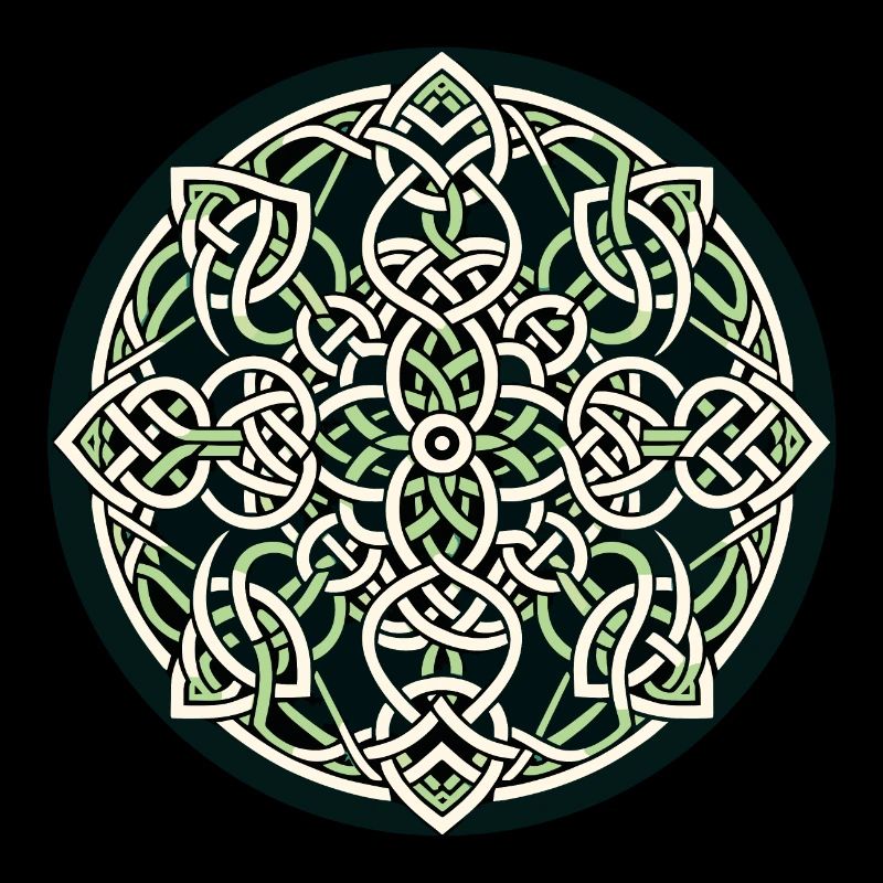 Entrelacs celtiques éternels Mandala Art 2
