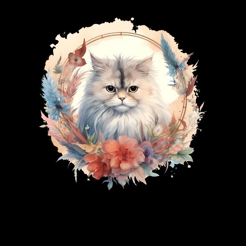 Chat persan Boho Style, chats d’amour