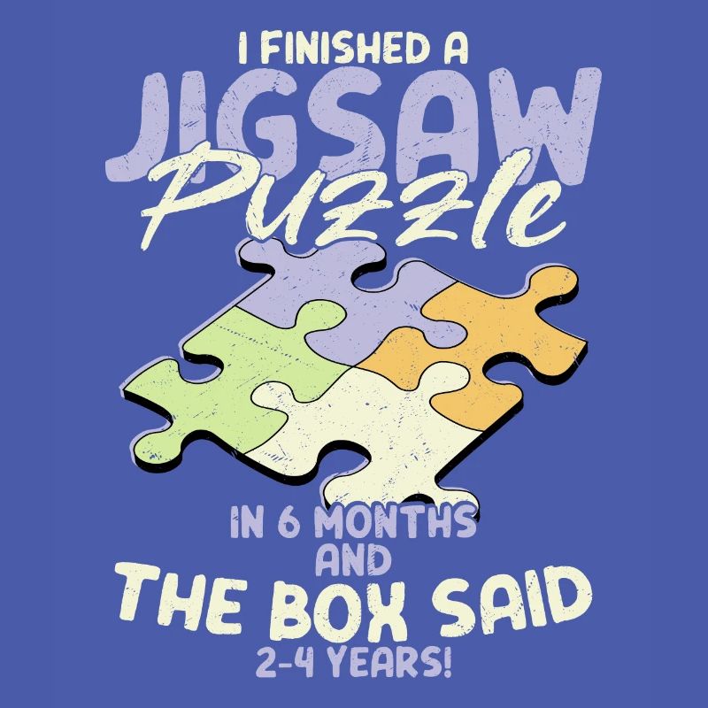 I Finished A Jigsaw Puzzle Piece Solving