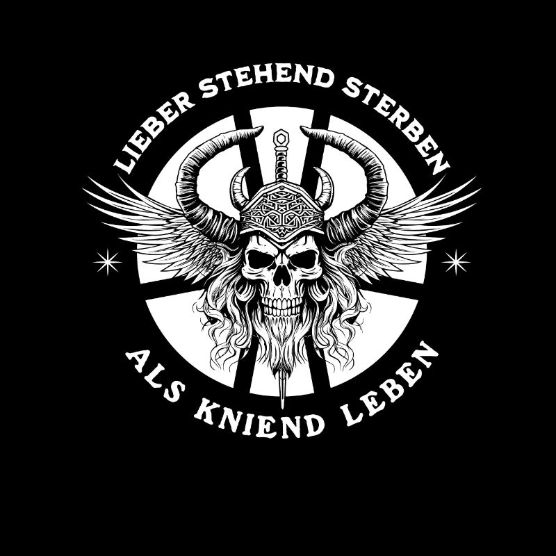 Wikinger Krieger Ehrenkodex Tee