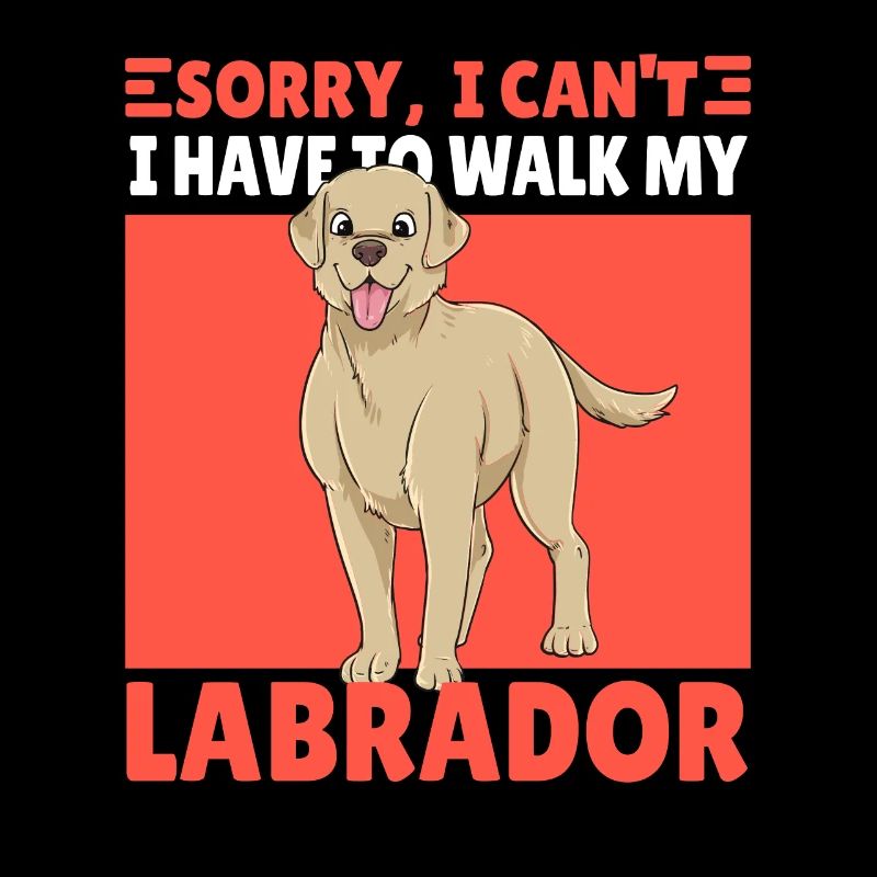Lustiger Labrador Spruch Geschenk Hund Gassi