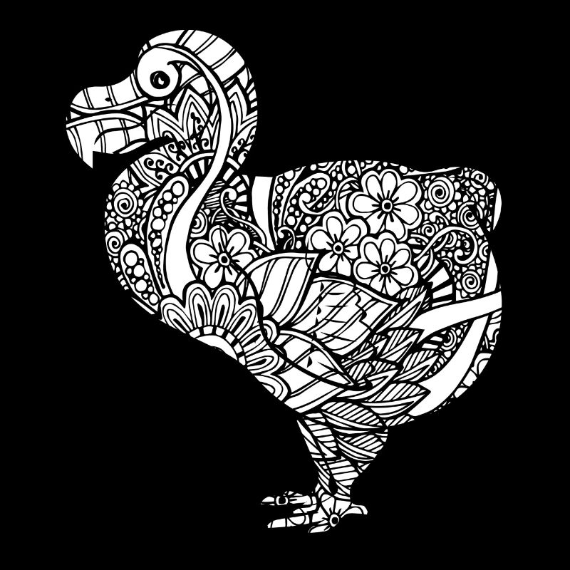Dodo bird Dodo bird Floral Pattern