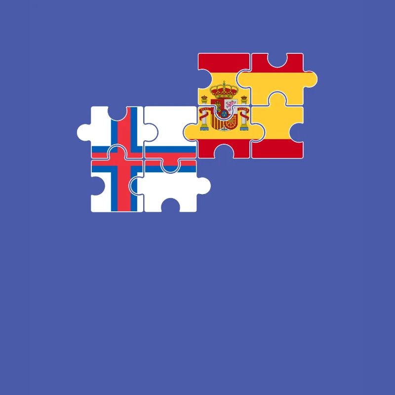 Färöer Spanien Flagge Spanisch Färinger