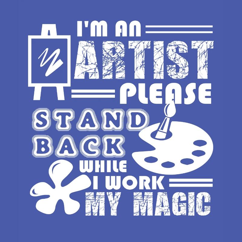 Artist Stand Back While Artist Work Magic