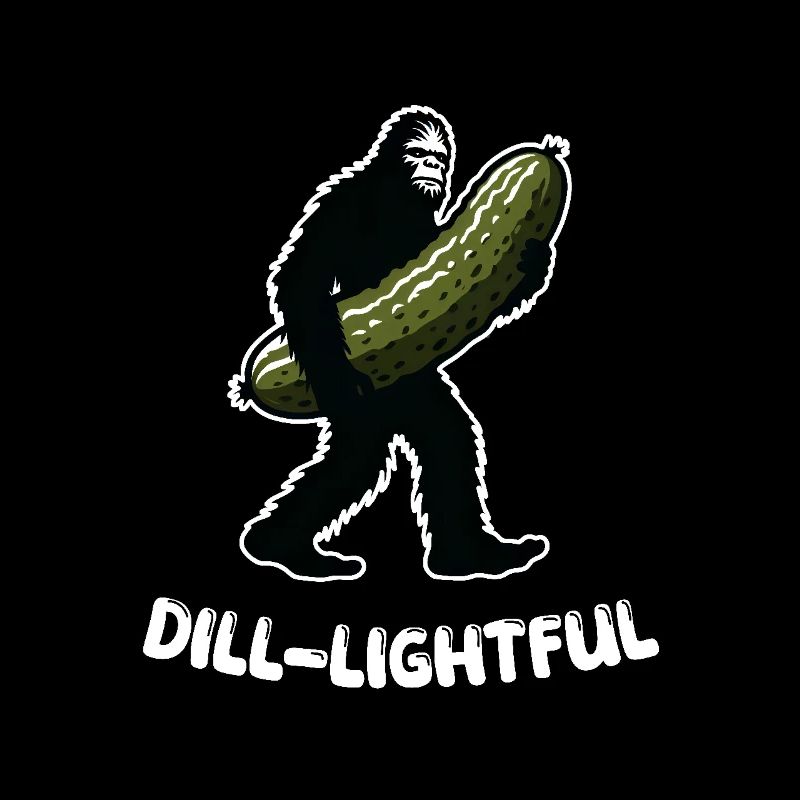 Dill-lightful Pickle Dill Bigfoot Sasquatch Sungl