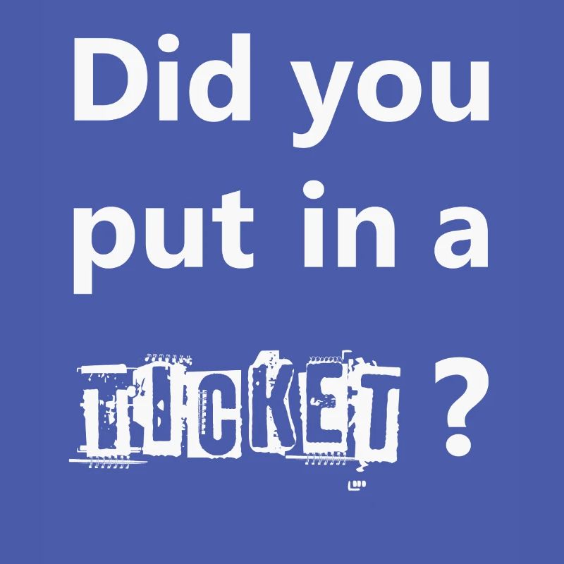 AVEZ-VOUS MIS UN TICKET – IT Admin PC Humour Blagues