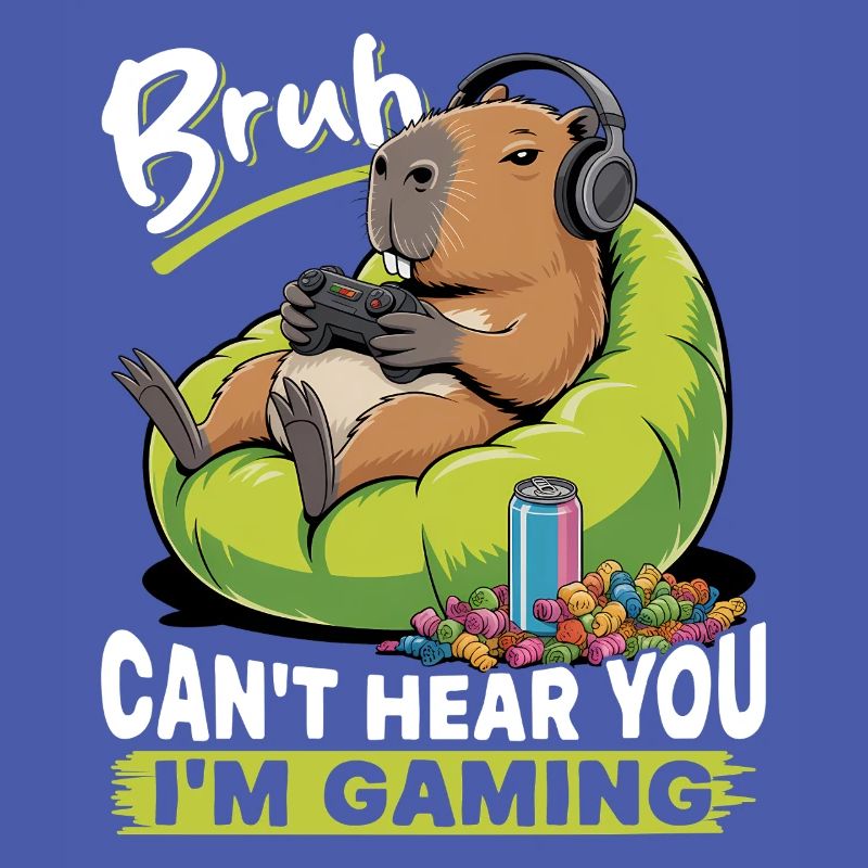Capybara Gamer Gaming