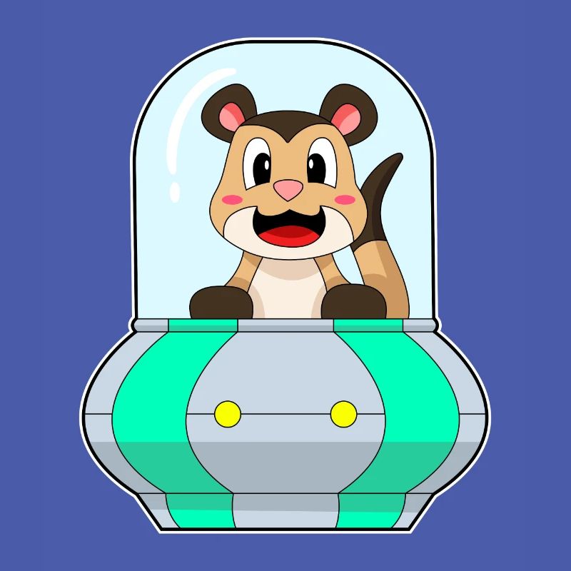 Suricates avec bateau