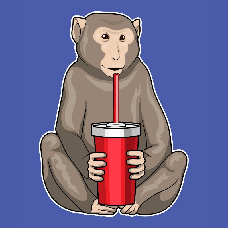 Affe Trinkbecher