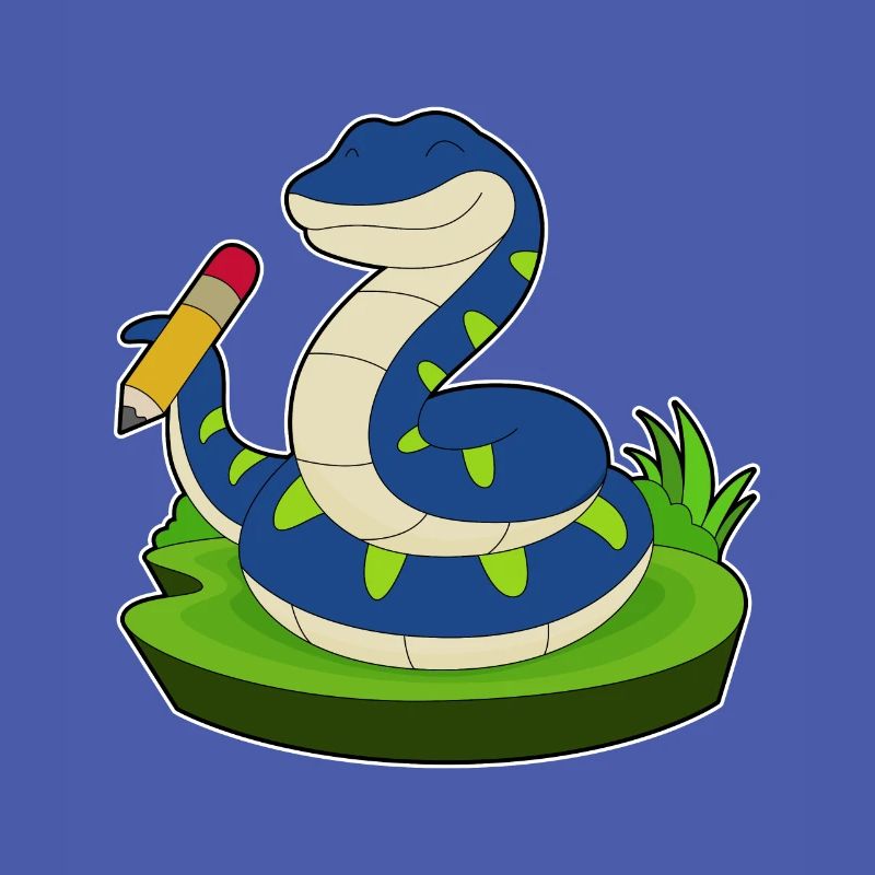 École de crayon Snake Student
