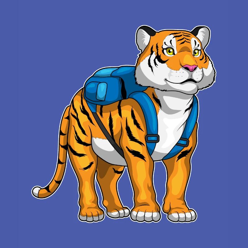Tiger Student Backpack School