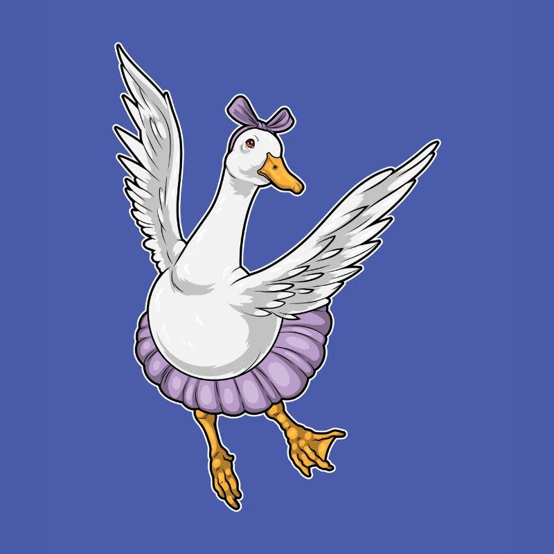 Duck Ballerina Ballet Dance