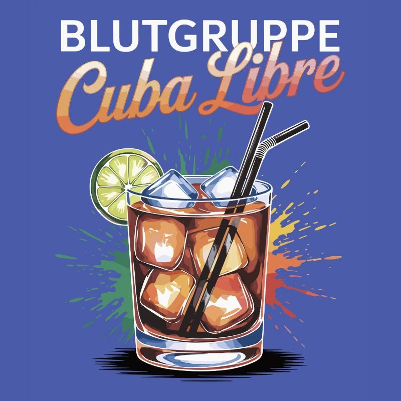 Blood Type Cuba Libre Cocktail Bartender