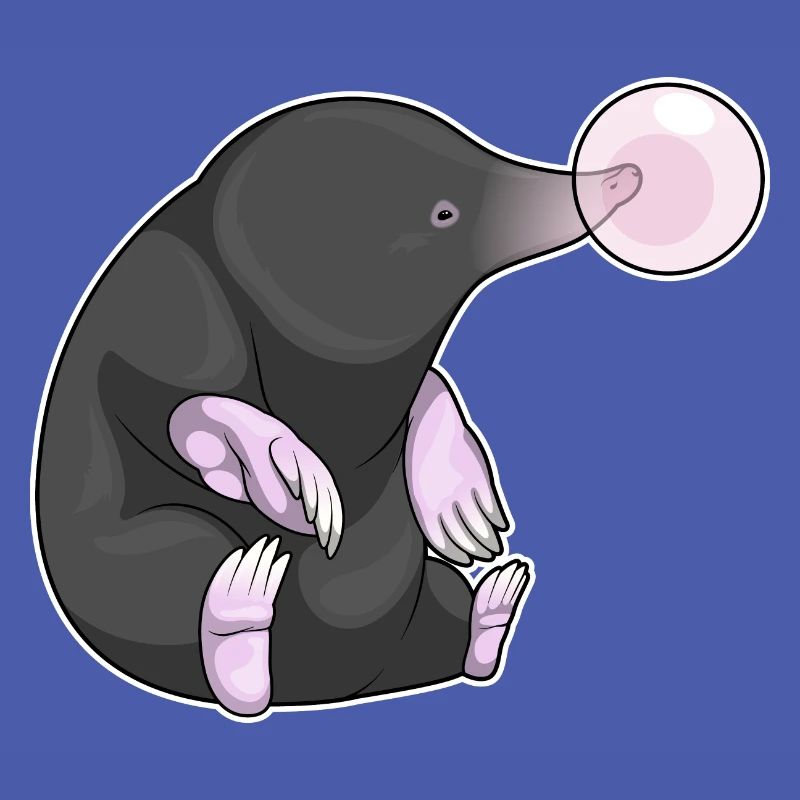Mole chewing gum