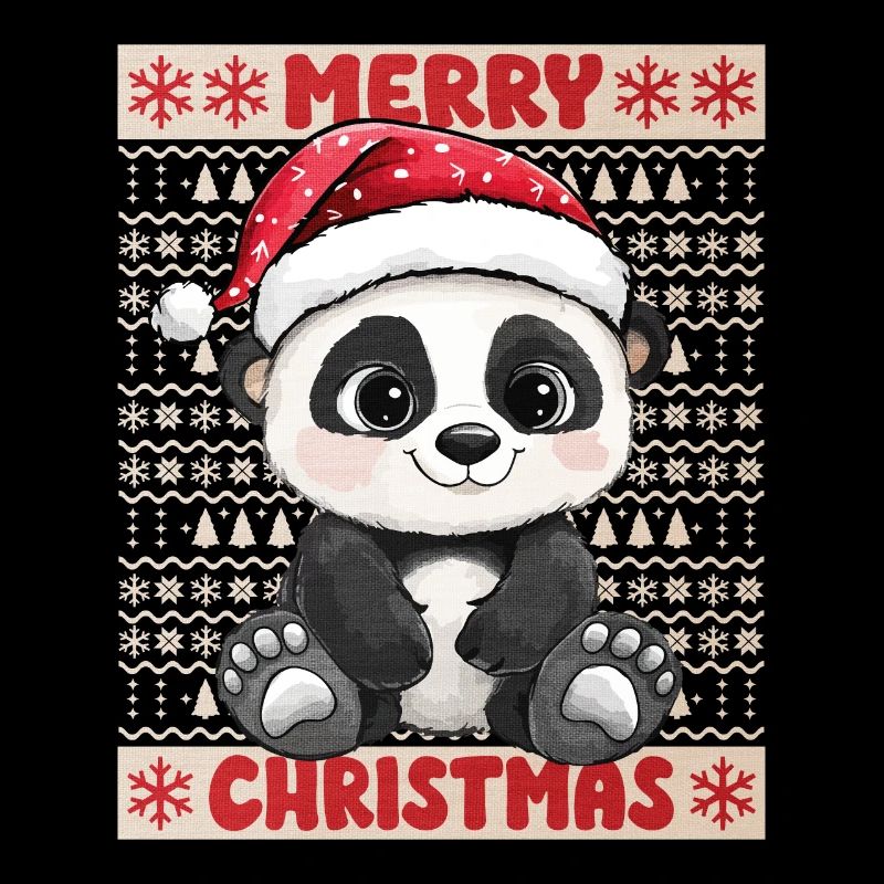 Panda Ours Noël Mignon Noël mignon Noël