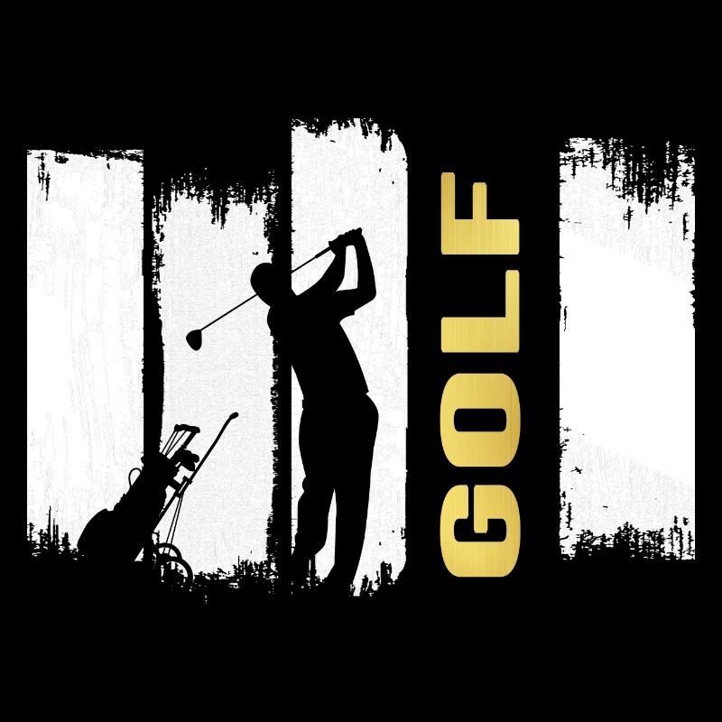 Golf Golfer Serve on the golf course