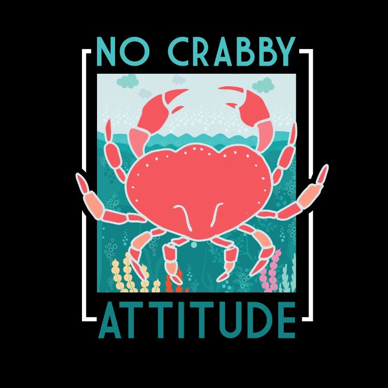 Krabbe Krabben Krustentier Ozean Geschenk Idee