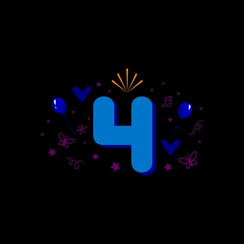 4. Geburtstag Junge