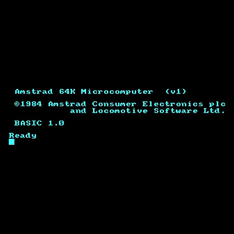 Amstrad CPC 464 Green Screen BASIC Retro-Computer