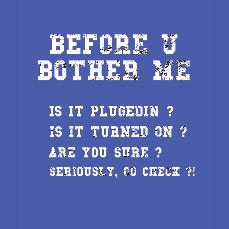 Funny Tech Support Checklist graphic Sysadmin