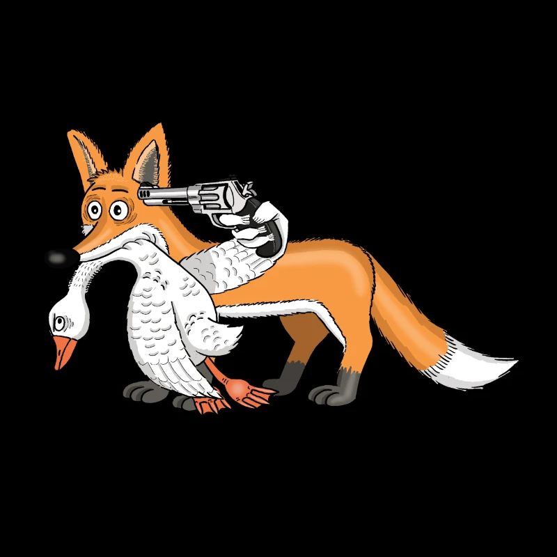 Fuchs mit Gans
