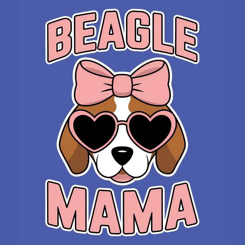 Beagle Mama Hund Mutter Lustiges Beagle Geschenk