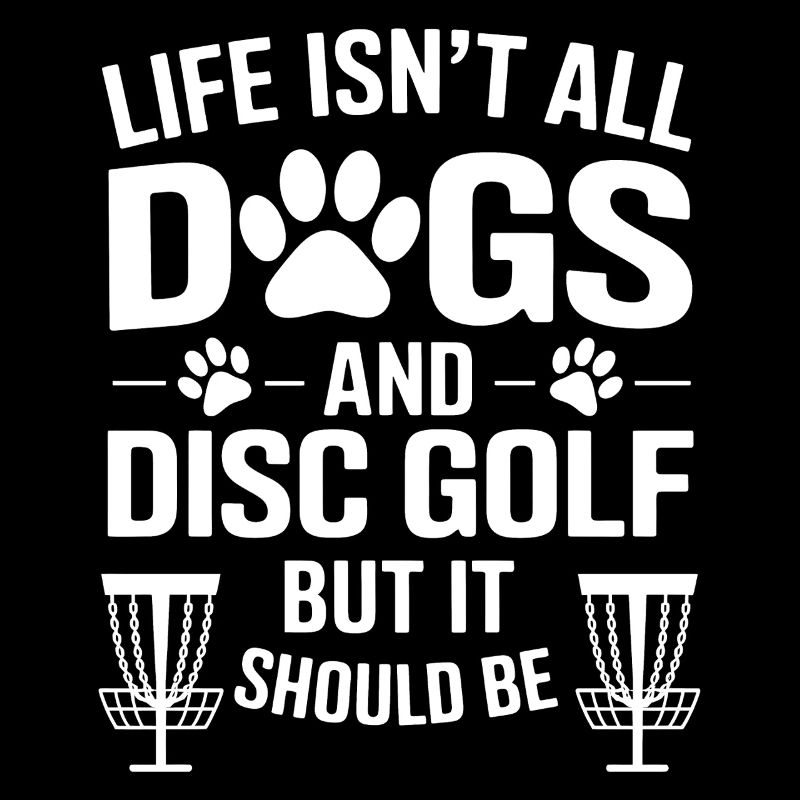 Disc Golf Dire Chiens Drôle Disc Golf Cadeau