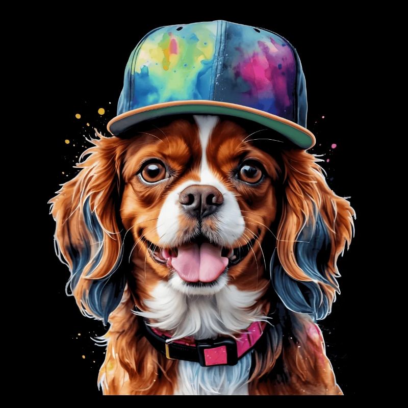 Cavalier King Charles Spaniel Snapback Cap Chien