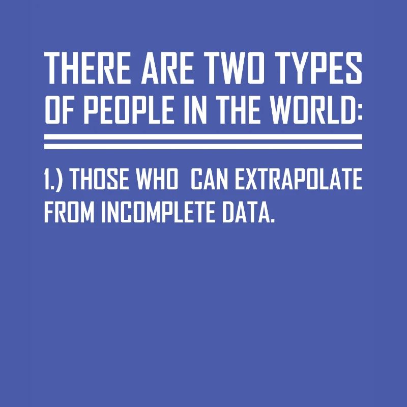 Data extrapolate statistics formula